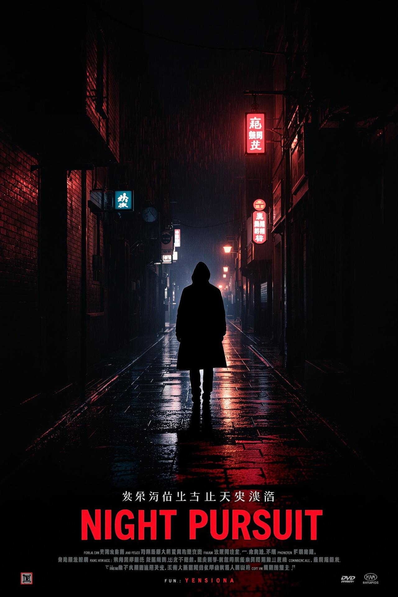 人成影院出品暗夜追凶悬疑电影海报